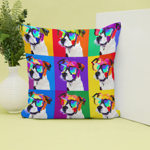 Coussin Cute Coloré Pop Art Jack Russell