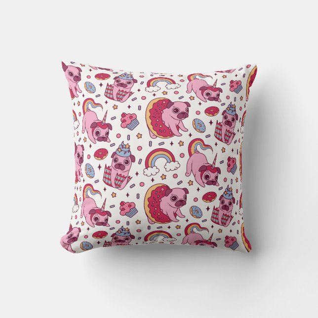 Coussin Cute dog pattern for dog lovers (Recto)