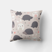 Cute Geometric Animals in Pastel