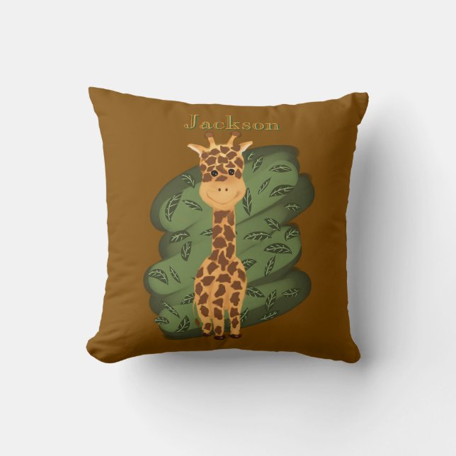 Coussin Cute Giraffe  (Recto)