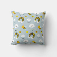 Cute Kawaii Unicorn Bees et Rainbow Grey Jaune