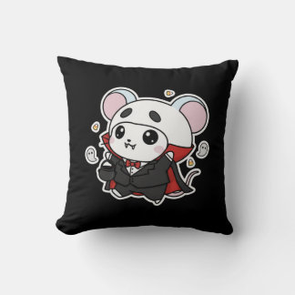 Coussin Cute lovely little mouse ready for Halloween 