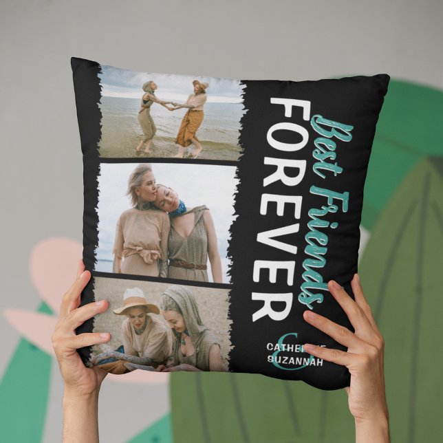 Coussin Cute 'Meilleurs Amis Pour Toujours' 3 Photo (Créateur téléchargé)