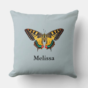 Coussin Cute Modern Photography Butterfly Ajouter un nom