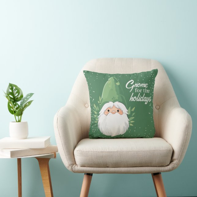 Coussin Cute Père Noël Gnome pour les Fêtes (Chaise)