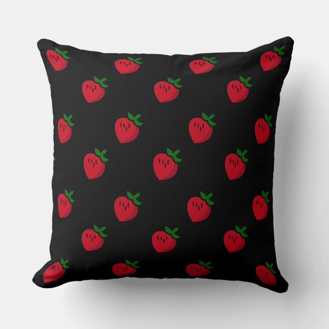 Coussin Cute Red Cartoon (Recto)