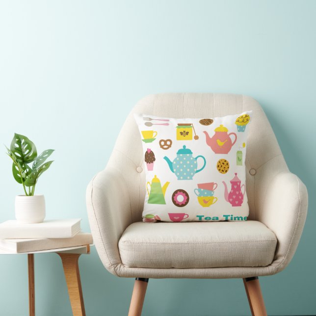 Coussin Cute Tea Party Pillow (Chaise)