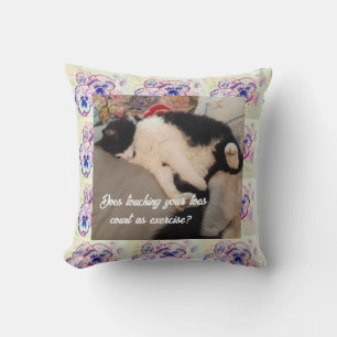 Coussin Cute Tuxedo Chat Anniversaire Fête Enfants Invitat