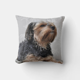 Coussin Cute Yorkie Yorkshire Terrier Chien chiot