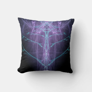 Coussin CYBERSPINE Tech Motif fractal Jeu d'oreiller