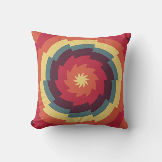 Coussin Cyclone chromatique (Recto)
