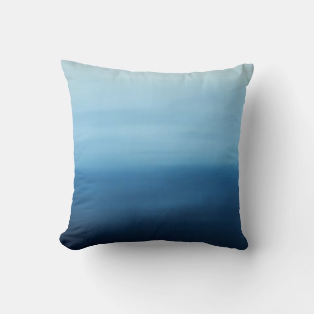 Coussin d'abrégé sur zen d'air d'océan (Recto)