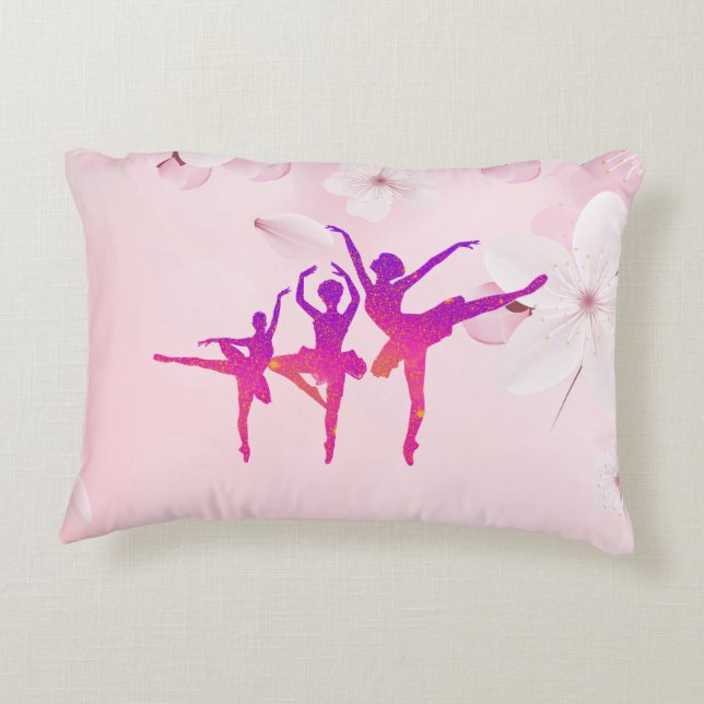 Coussin d'accent Ballerinas gracieux (Dos)