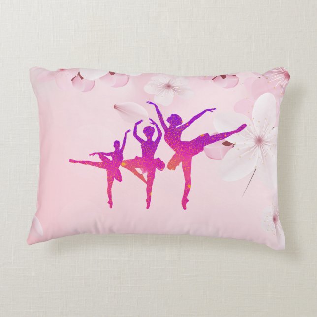 Coussin d'accent Ballerinas gracieux (Dos)