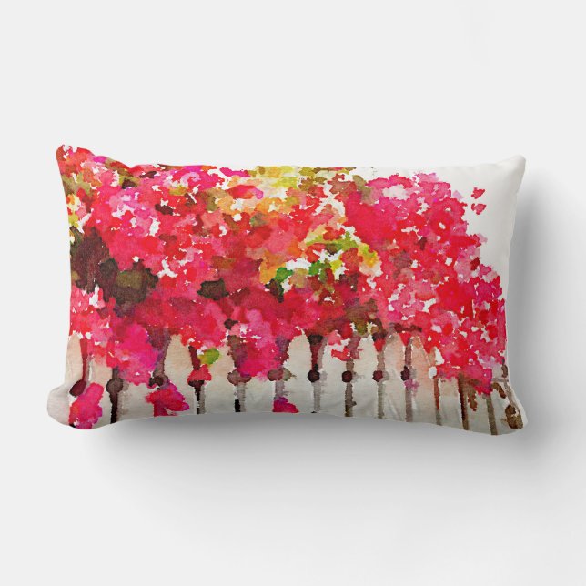 Coussin d'accent Bougainvillea (Recto)