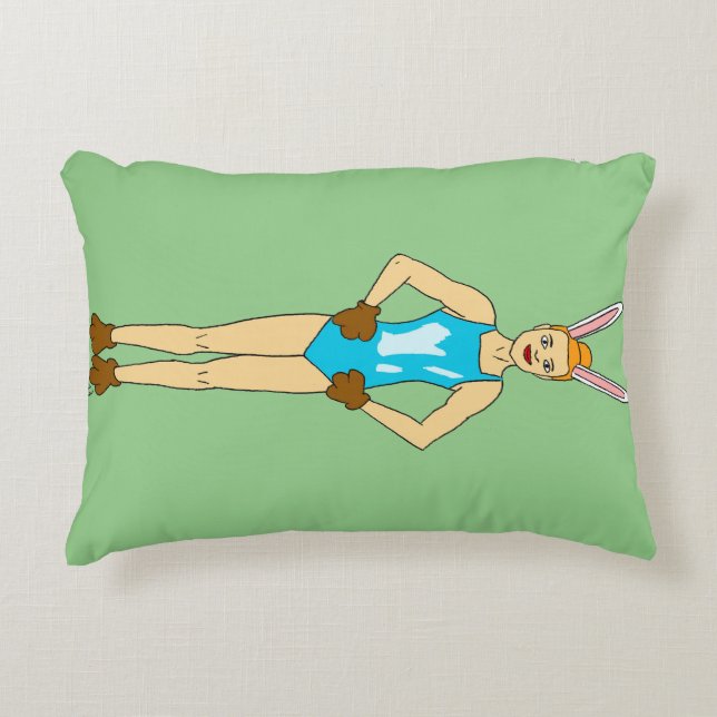 coussin d'accent bunnygirl (Devant)