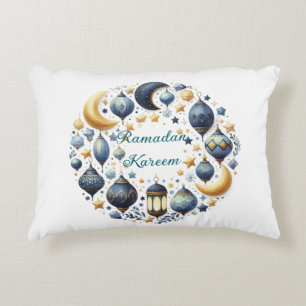 Coussin d'accent de Ramadan Kareem & Eid Mubarak I