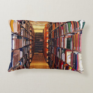 Coussin d'accent d'étagères à livres de