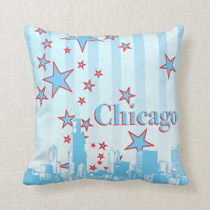 Coussin d'accent d'horizon de Chicago