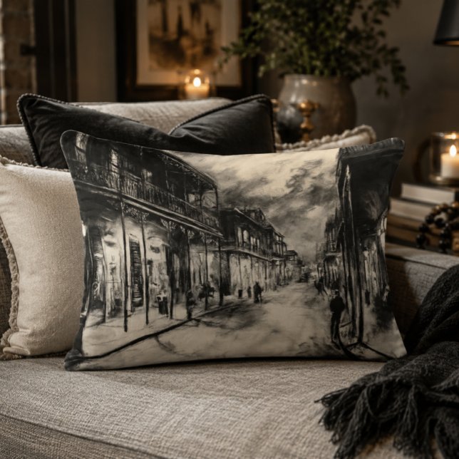 Coussin d'accent du Quartier Français 16x12 (Créateur téléchargé)