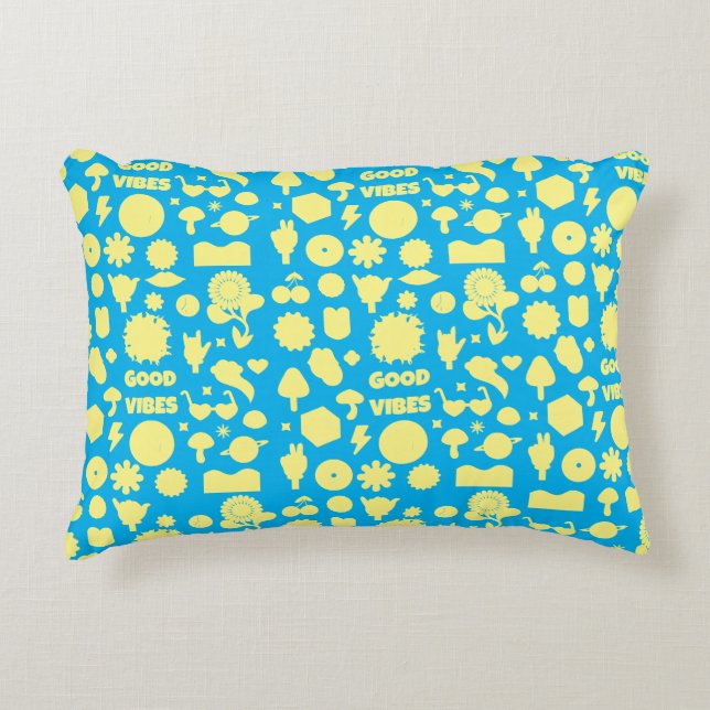 coussin d'accent "Good Vibes" (Devant)