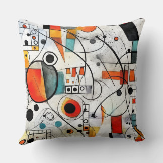 Coussin d'accent moderne du milieu du siècle