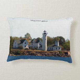 Coussin d'accent Tibbetts Point Lighthouse