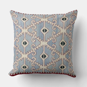 Coussin d'accents bleu minéral Kenevir