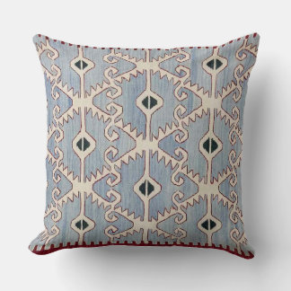 Coussin d'accents bleu minéral Kenevir