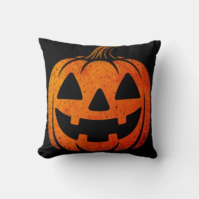 Coussin d'accents Citrouilles vintages - 90s Hallo (Recto)