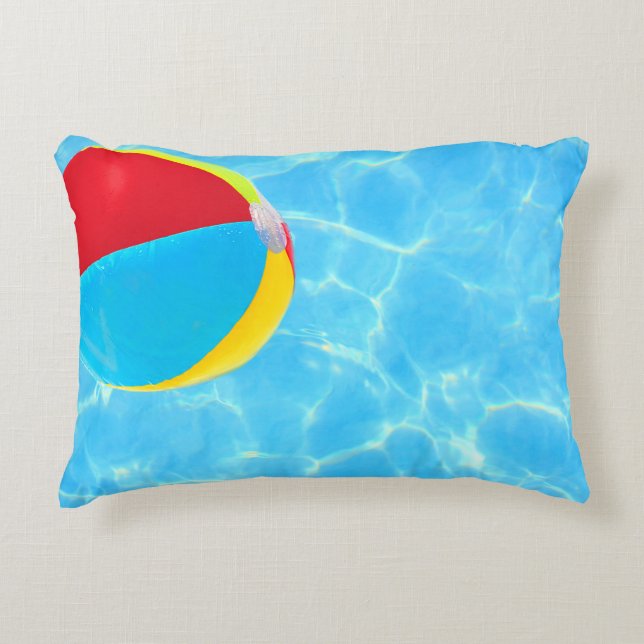 Coussin d'accents de balle de plage (Devant)