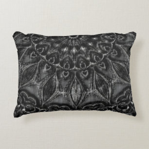 Coussin d'accents Mandala Charcharbon