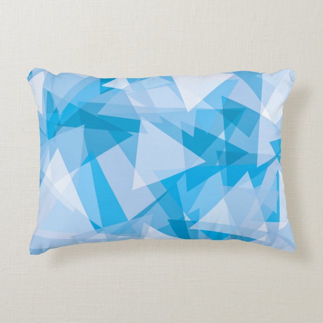 Coussin d'accents Motif triangle géométrique Abstr (Devant)