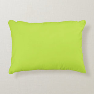 Coussin d'accents vert citron 16 pouces x 12 pouce