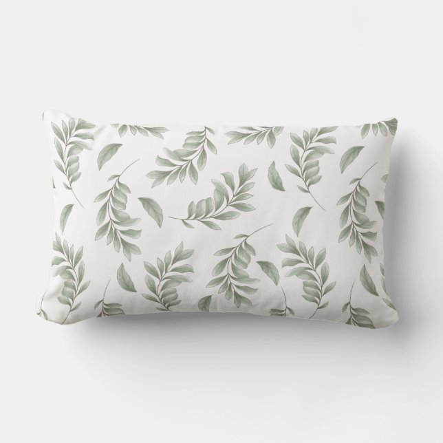 Coussin d'accents vert Sage (Recto)