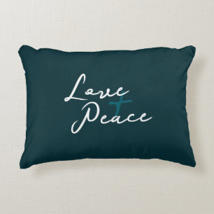 Coussin d'accentuation Amour & Paix
