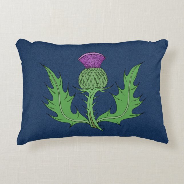 Coussin d'accentuation de chardon (Devant)