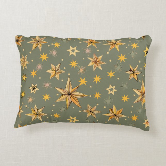 Coussin d'accentuation de conception vintage Star (Dos)