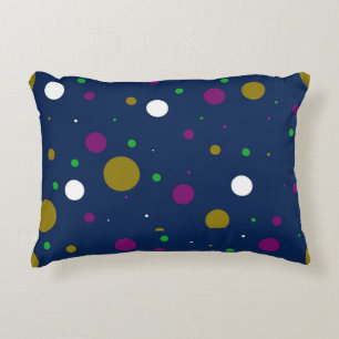 Coussin d'accentuation de confetti chromatique
