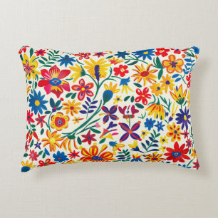 Coussin d'accentuation de grâce florale intemporel