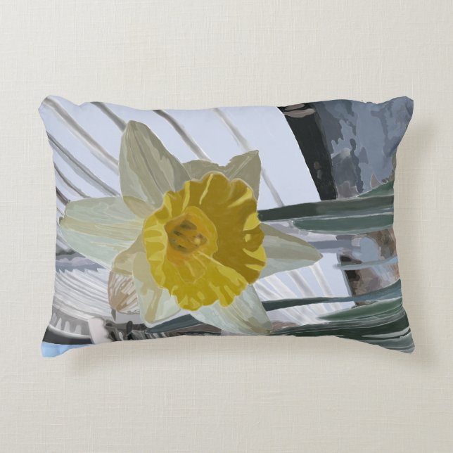 Coussin d'accentuation de la jonquille (Devant)