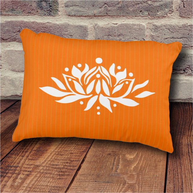 Coussin d'accentuation de Lotus Flamable personnal (Créateur téléchargé)