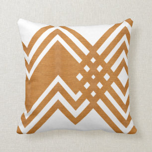 Coussin d'accentuation décorative Brown et blanch