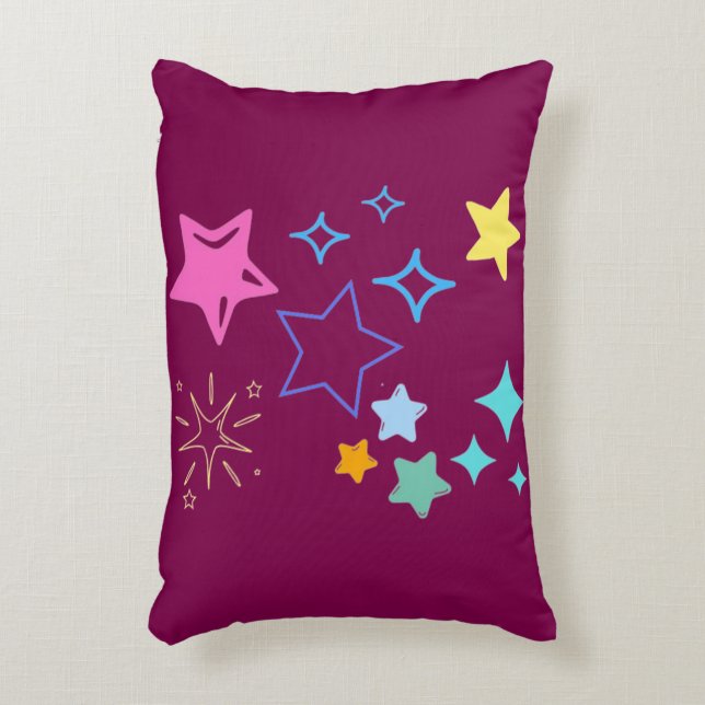 Coussin d'accentuation des étoiles (Devant(Vertical))