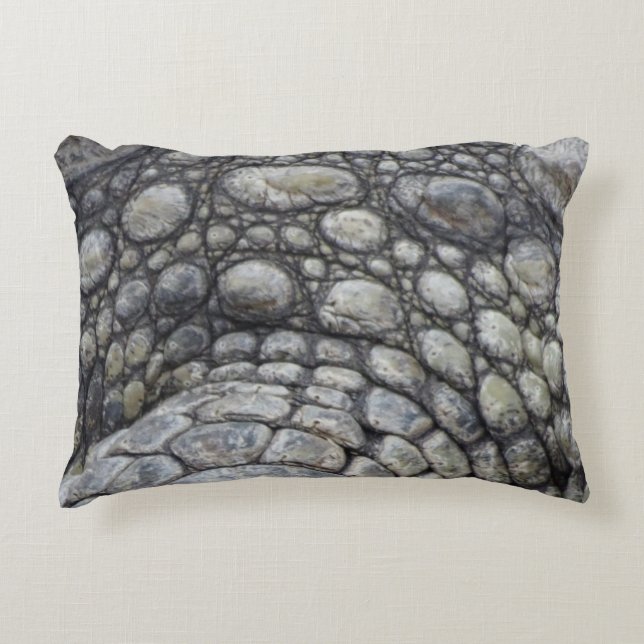 Coussin d'accentuation d'image crocodile (Devant)