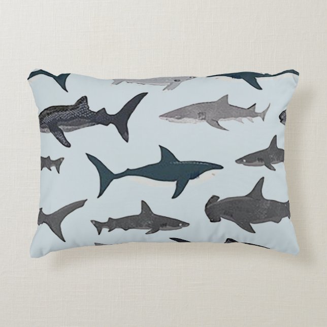 Coussin d'accentuation du requin (Devant)