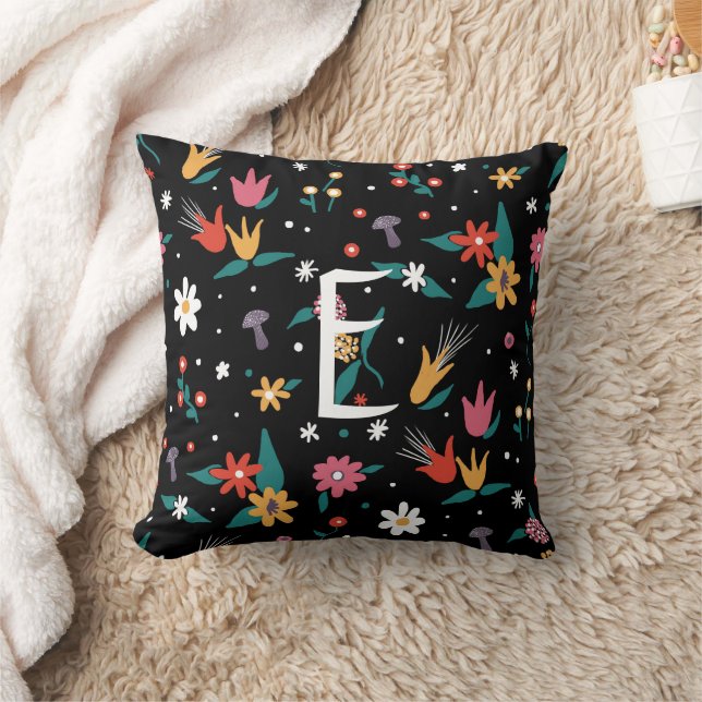 Coussin d'accentuation Fleur sauvage personnalisé (Couverture)