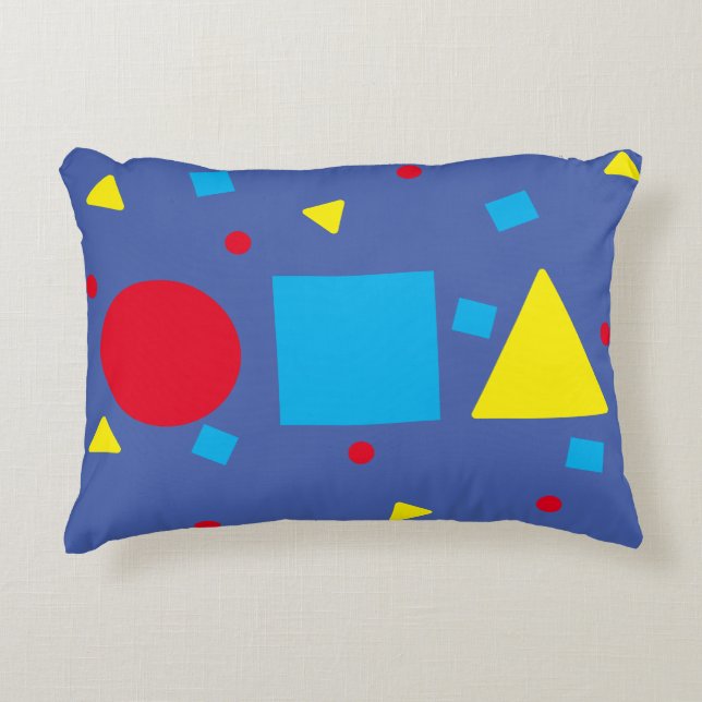 Coussin d'accentuation - Triangle Carré circulaire (Devant)