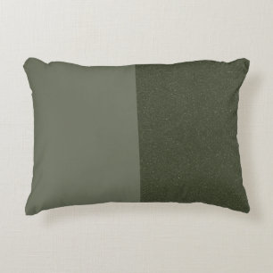 Coussin d'accentuation verte de la mousse personna