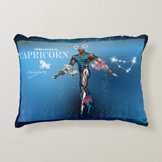 Coussin d'accenture de l'Univers-Capricorne Zodiac (Devant)